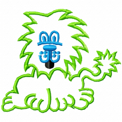 Lion Embroidery Design 4 Lion Embroidery Design 4